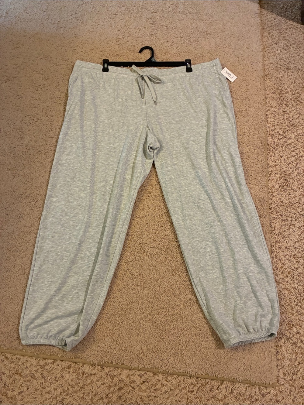 Women’s  Light Gray Drawstring Lounge Pants size 3X